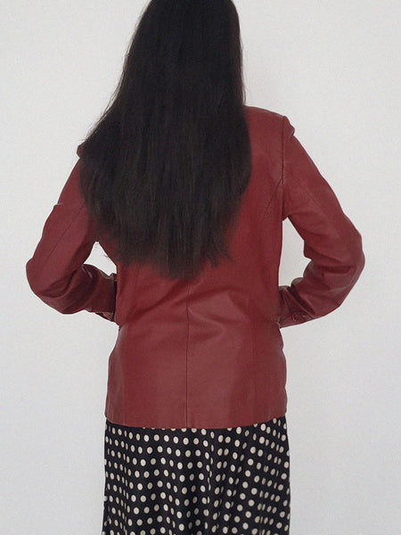 LEATHER COAT // 2030