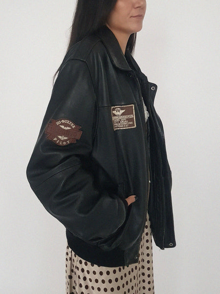 LEATHER COAT // 2037