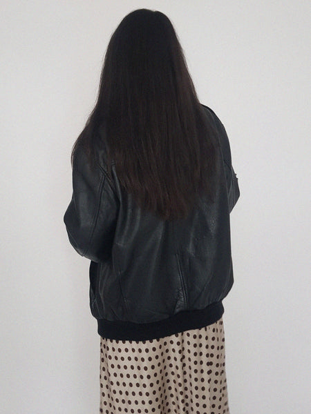 LEATHER COAT // 2037