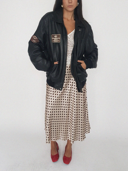 LEATHER COAT // 2037