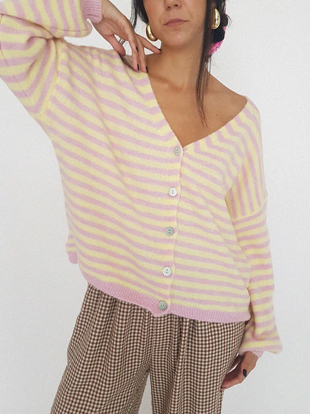STRIPES COAT pastel