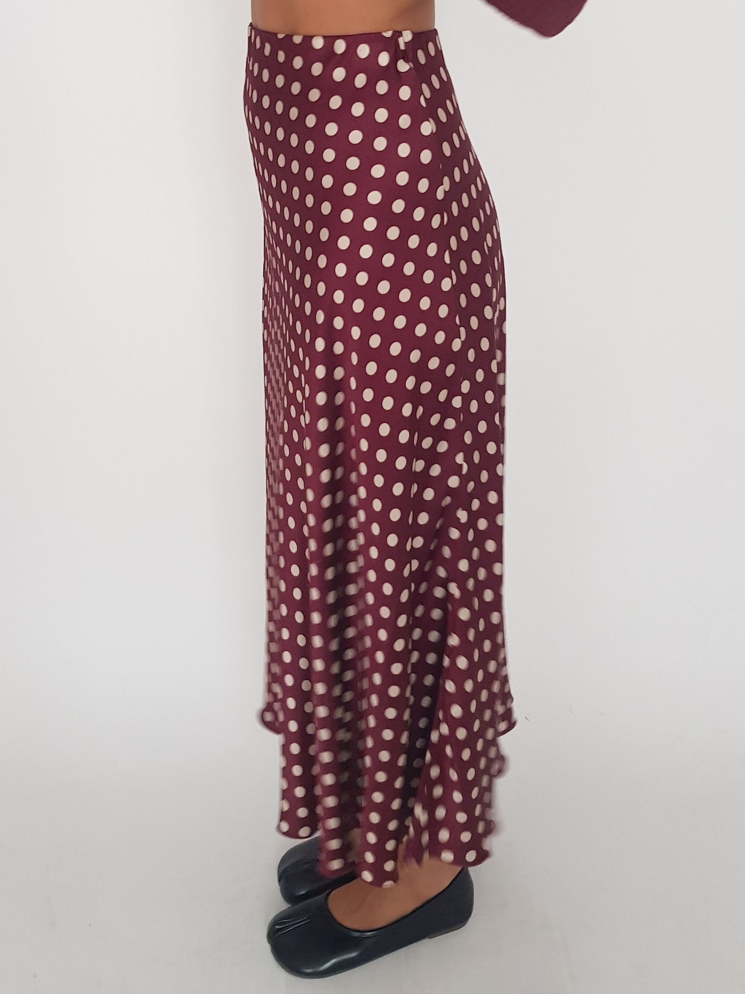 SHINNING SKIRT // WINE