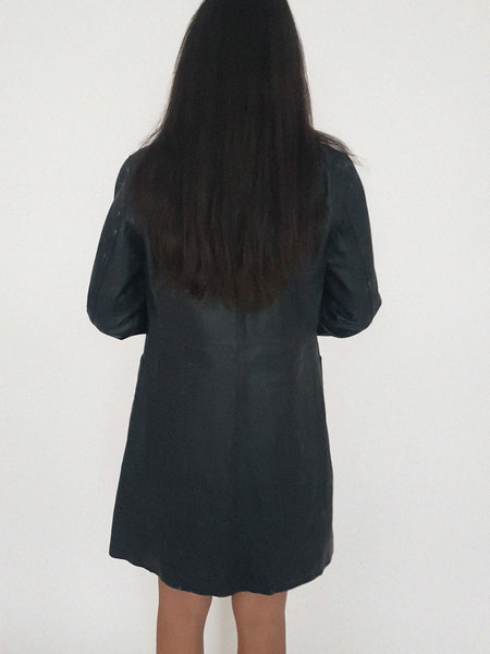 LEATHER COAT // 2035