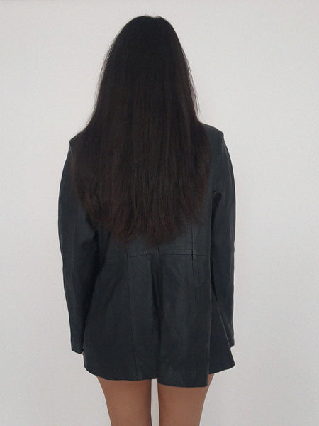 LEATHER COAT // 2034