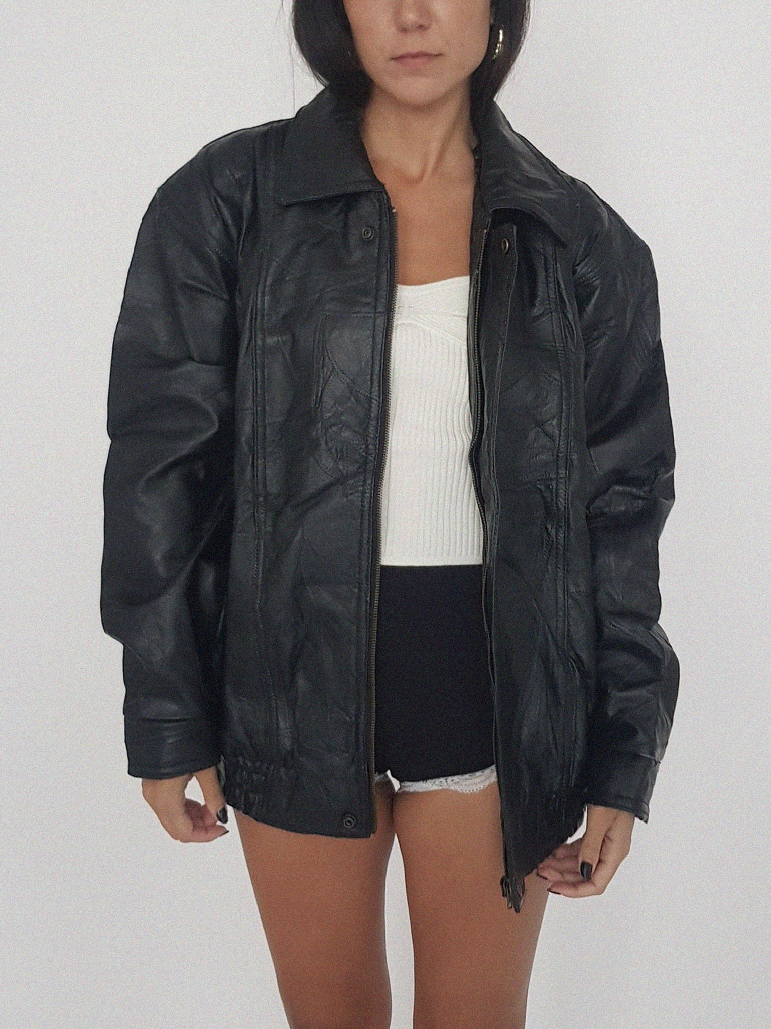 LEATHER COAT // 2032