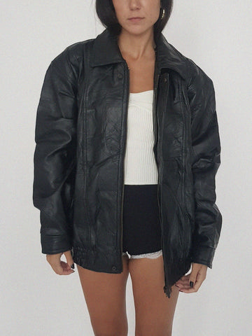 LEATHER COAT // 2032