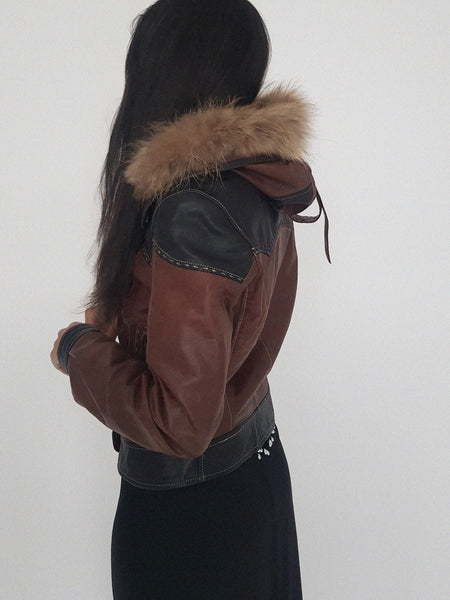 LEATHER COAT // 2039