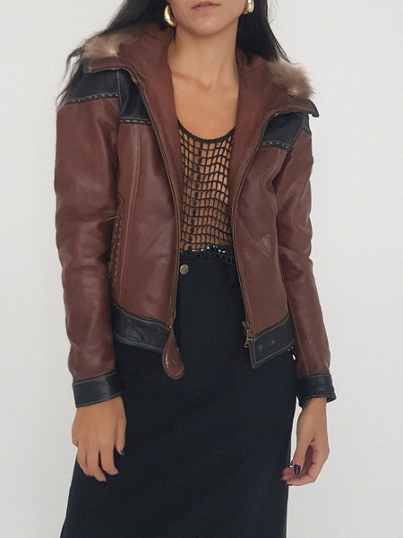 LEATHER COAT // 2039