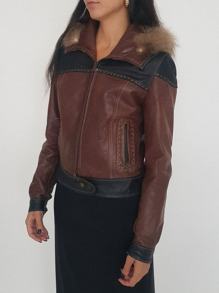 LEATHER COAT // 2039