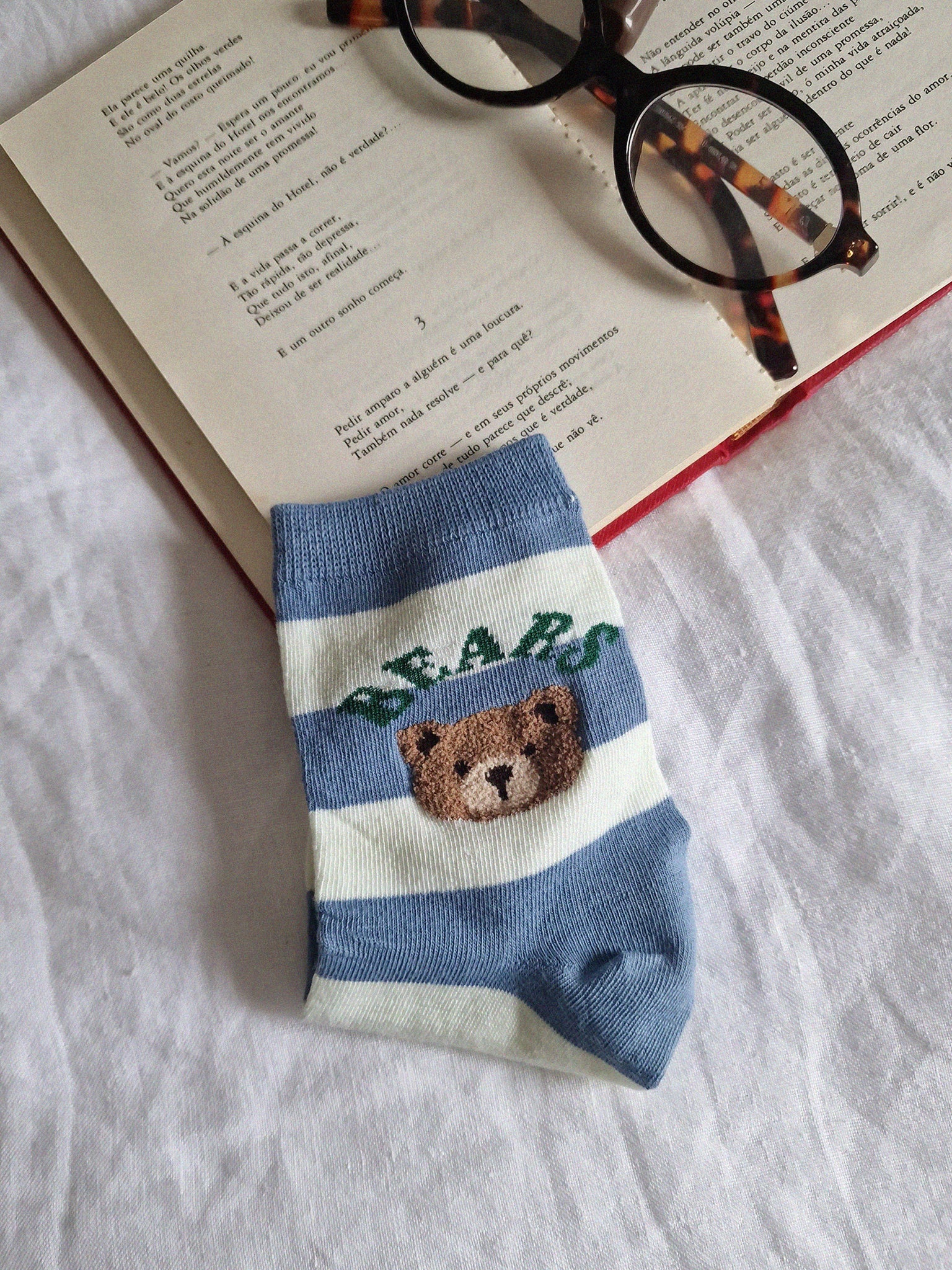 TEDDY SOCKS // STRIPES