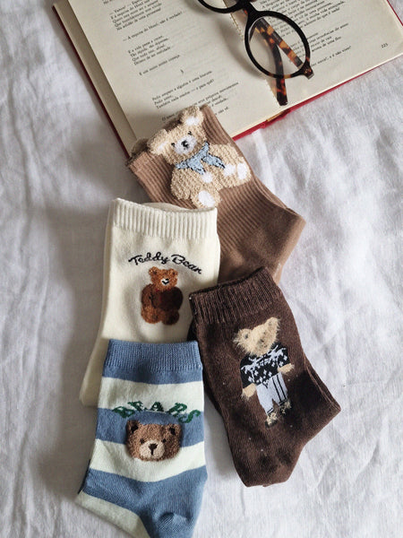 TEDDY SOCKS // fluffy