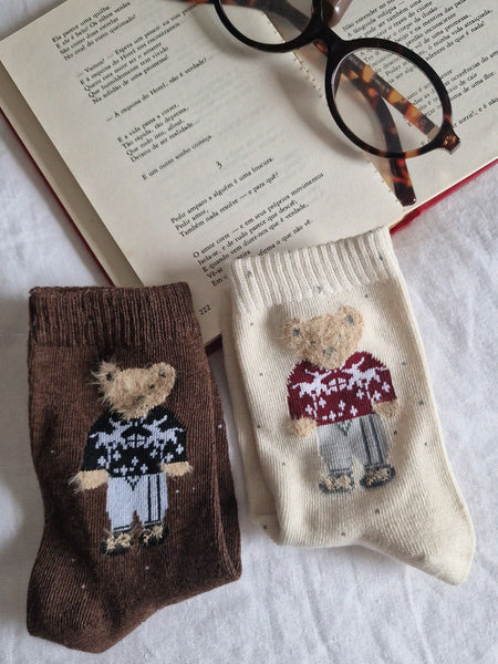 TEDDY SOCKS // fluffy