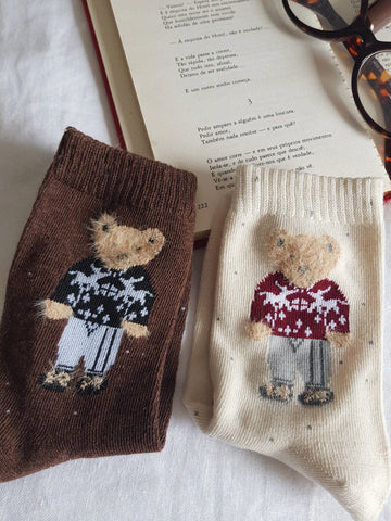 TEDDY SOCKS // fluffy