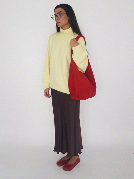 SHINNING SKIRT // brown