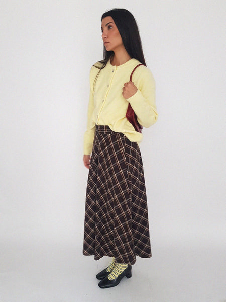 PLAID SKIRT //