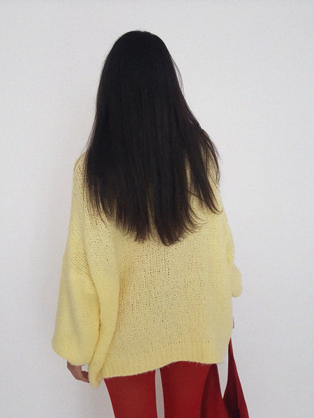 LOVER KNIT //  yellow
