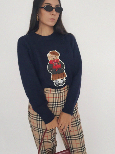 TEDDY KNIT // blue