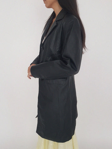 LEATHER COAT