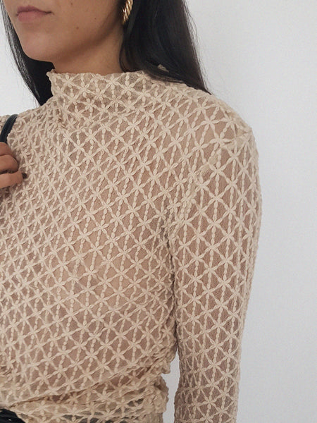 FLOWER TURTLENECK //