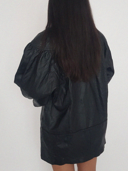 LEATHER COAT