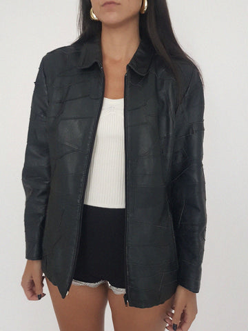 LEATHER COAT