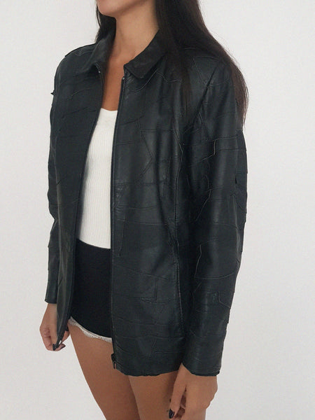 LEATHER COAT