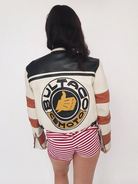 RACING LEATHER COAT (rare piece)