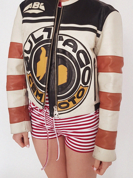 RACING LEATHER COAT (rare piece)