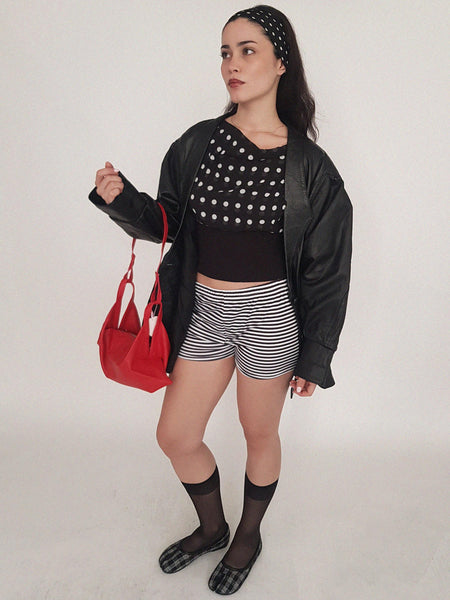 BLACK & WHITE SHORTS