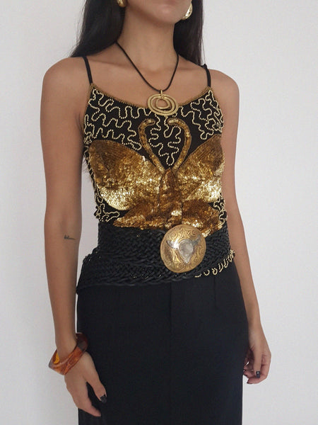 OVER NECKLACE // GOLD