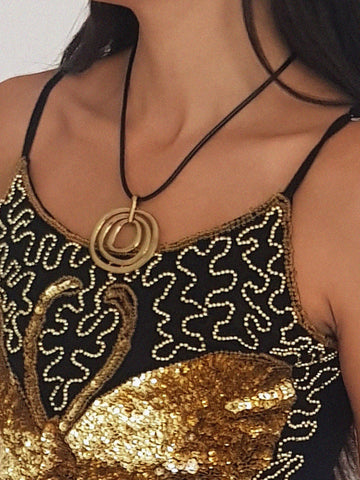 OVER NECKLACE // GOLD