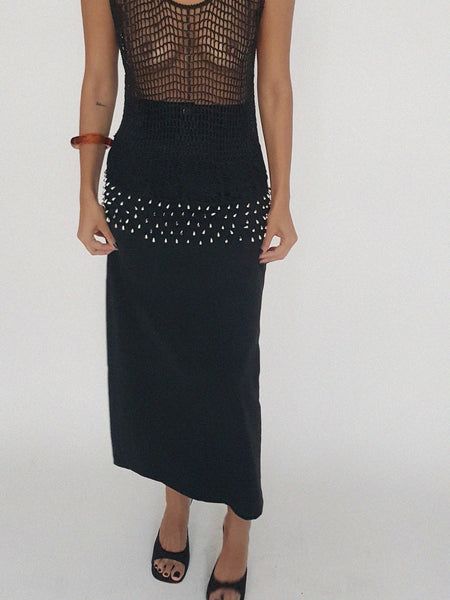 THE LONG SKIRT // black