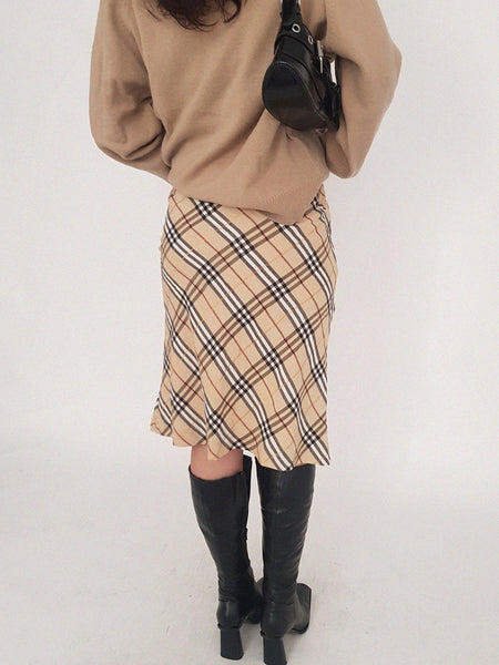 BURBERRY MIDI SKIRT