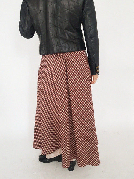 PLAID SKIRT IV