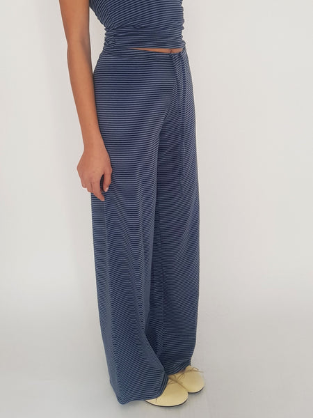 TROUSERS LUNE // blue stripes