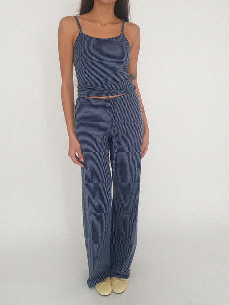 TROUSERS LUNE // blue stripes