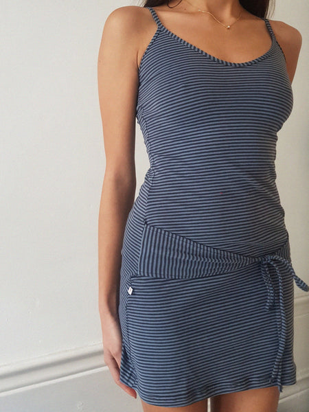 DRESS BISE  // blue stripes