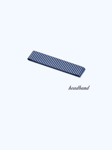 HEADBAND   // blue stripes