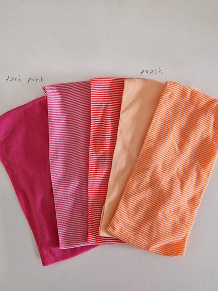 HEADBAND // peach or pink