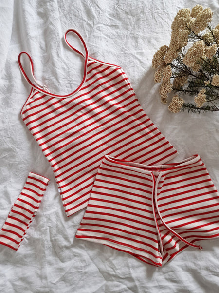 MICRO SHORTS JOLI & TOP ROSE    // limited edition