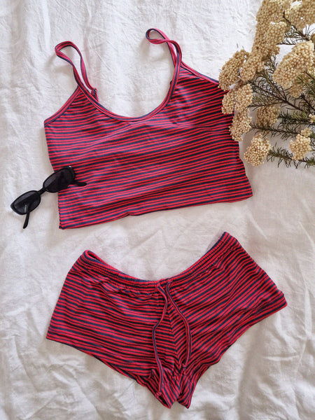 MICRO SHORTS JOLI & TOP ROSE    // limited edition