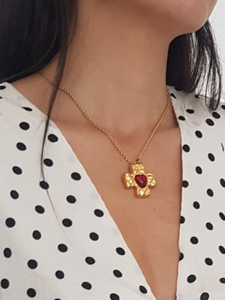 LOVE CROSS // necklace