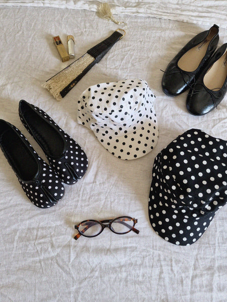 VINTAGE POLKA DOT HAT