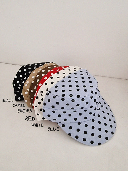 VINTAGE POLKA DOT HAT