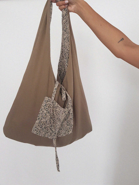 MERMAID BAG // handmade reversible polka (Copy)