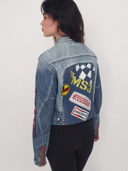 RACE DENIM COAT