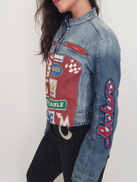 RACE DENIM COAT