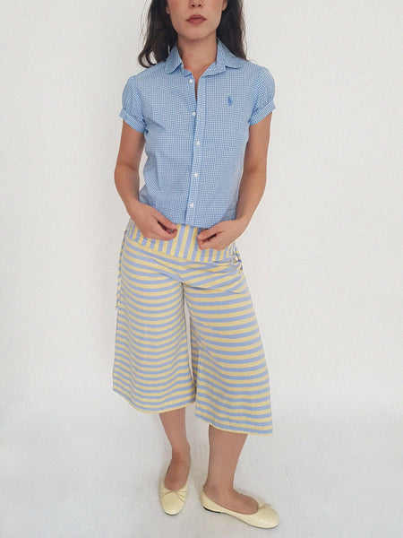 WALNUT CAPRI SHORTS  // duo color