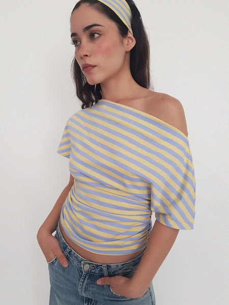 PLUM TOP // duo color