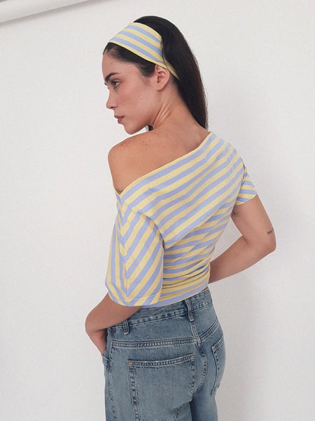 PLUM TOP // duo color